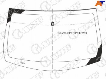 9 899 р. Стекло лобовое (Молдинг 2D CPE) Infiniti G25 10-14  G35 06-09  G37 08-14  Nissan Skyline 06-15 (NI-V36-CPE-VPY LFW/X). Увеличить фотографию 1