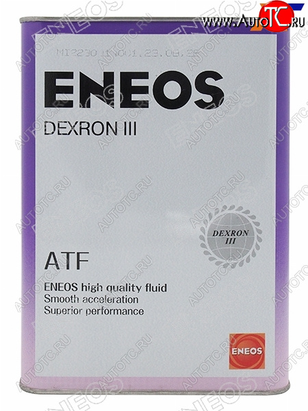 3 999 р. Жидкость для АКПП ENEOS ATF DEX III 4л Декстрон 3 (OIL1309)