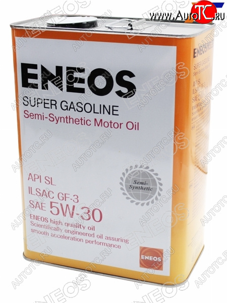 3 299 р. Масло моторное полусинтетическое ENEOS Super Gasoline 5W-30 SL, GF-3 4л (OIL1361)