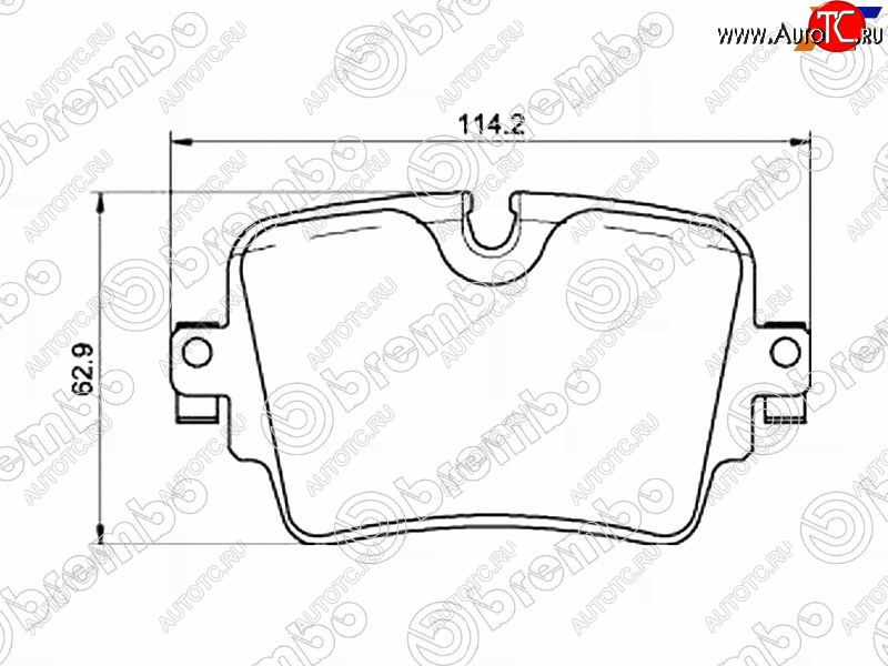 8 349 р. Колодки тормозные перед FR-FL SAT  Jaguar E-Pace - F-Pace