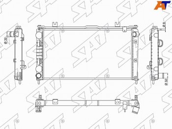 Радиатор SAT Лада Гранта FL 2194 универсал рестайлинг (2018-2024)