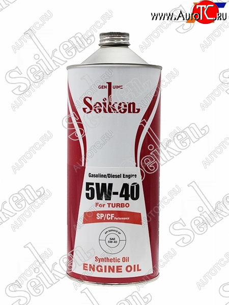 1 399 р. Масло моторное SEIKEN SYNTHETIC SPCF 5W-40 1л (SKSP5W40C1)