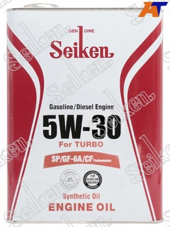 3 999 р. Масло моторное SEIKEN SYNTHETIC SPGF-6ACF 5W-30 4л (SKSPGF6A5W30C). Увеличить фотографию 1