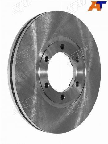 1 939 р. Передний тормозной диск SAT  KIA Bongo  PU (2004-2024) 4- дорестайлинг, 4- рестайлинг. Увеличить фотографию 1