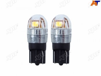 389 р. Лампа дополнительного освещения 12V W5W 1W120LM Canbus LED 6000-6500K, белая (Комплект 2 шт.) (ST-175-0056). Увеличить фотографию 1