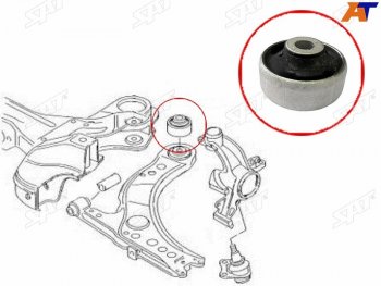 239 р. Сайлентблок переднего рычага задний VW POLO 2010-VW Golf 97-03Audi A3 2000-2003Skoda Octavia 1997 (ST-1J0407181). Увеличить фотографию 1