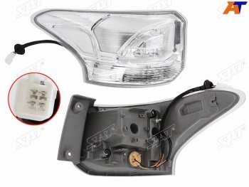 10 349 р. Фонарь задний левый (внешний, LED) SAT  Mitsubishi Outlander  GF (2014-2016) 1-ый рестайлинг. Увеличить фотографию 1