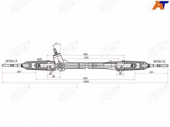 7 599 р. Рейка рулевая электрическая LHD SAT Toyota Corolla E150 седан рестайлинг (2009-2013). Увеличить фотографию 1