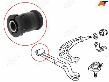 499 р. Сайлентблок переднего рычага FR SAT  Toyota Estima Emina  XR10, XR20 - Estima Lucida  XR10,20. Увеличить фотографию 1