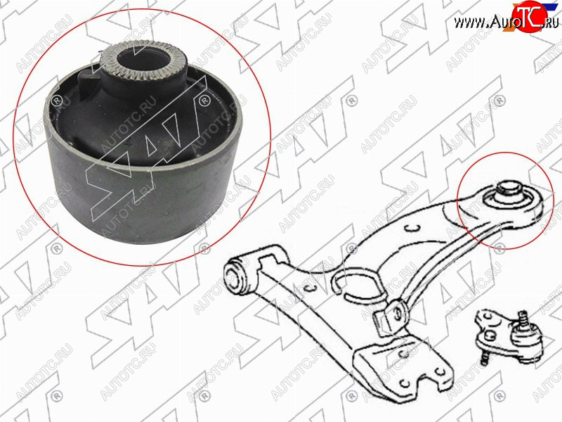 389 р. Сайлентблок RR (вертик) переднего нижнего рычага TOYOTA OPAPRIUSRAV4VISTAARDE0 98-05 (ST-48655-42050)