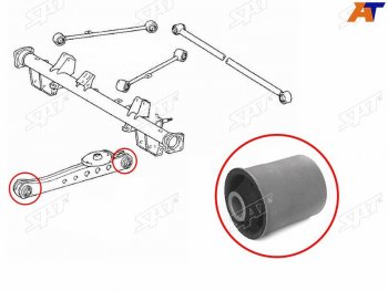 329 р. Сайлентблок заднего нижнего продольного рычага TOYOTA PROBOXSUCCEED 02- (ST-48704-52010). Увеличить фотографию 1