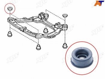 199 р. Сайлентблок подрамника LEXUS RX300350400 03-08RX270300350 08-15HARRIER 03-12HIGHLANDERKLUGER (ST-52213-28020). Увеличить фотографию 2