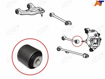 479 р. Сайлентблок заднего поперечного рычага HONDA ACCORD 08-12CROSSTOUR 10-ACURA TSX 09-14              (ST-52345-TA0-A00-B2). Увеличить фотографию 1