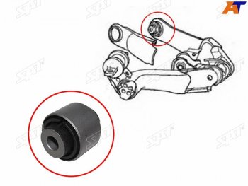 329 р. Сайлентблок заднего нижнего рычага HONDA CR-V 07-  EDIX 04-09  CIVIC FB 12-15  FR-V 04-09 (ST-52370-SWA-A01-BR). Увеличить фотографию 1