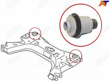 499 р. Сайлентблок переднего рычага FR SAT Nissan Tiida 1 хэтчбэк C11 дорестайлинг, Япония (2004-2007). Увеличить фотографию 1