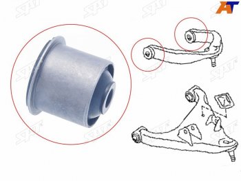 Сайлентблок верхнего рычага FR SAT Nissan Patrol 6 Y62 дорестайлинг (2010-2014)