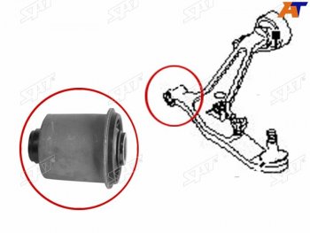 Сайлентблок переднего нижнего рычага FR SAT  Nissan (Нисан) Wingroad (Вингроад)  2 Y11 (1999-2005) 2 Y11 дорестайлинг универсал, рестайлинг универсал