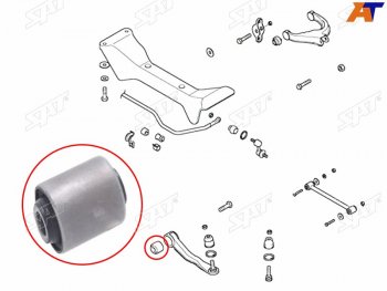 199 р. Сайлентблок заднего нижнего поперечного рычага HYUNDAI SONATA (EF) 01-13KIA OPTIMAMAGENTIS 01-05 (ST-55215-38000). Увеличить фотографию 1