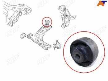 369 р. Сайлентблок переднего рычага задний (вертик) SKODA OCTAVIA 13-SUBERB 15-KODIAQ 17-VOLKSWAGEN TIGU (ST-5Q0407183E). Увеличить фотографию 1