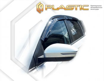 2 079 р. Дефлектора окон (ОАЭ) CA-Plastic  Chevrolet Captiva  CN202S (2018-2024) (classic полупрозрачный). Увеличить фотографию 1