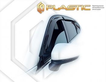 1 799 р. Дефлектора окон CA-Plastic Mazda CX-8 KG2P KG5P дорестайлинг (2017-2022) (classic полупрозрачный, без хром. молдинга). Увеличить фотографию 1