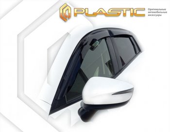 1 989 р. Дефлектора окон CA-Plastic  Mazda CX-3  DK (2014-2024) (classic полупрозрачный, без хром. молдинга). Увеличить фотографию 1