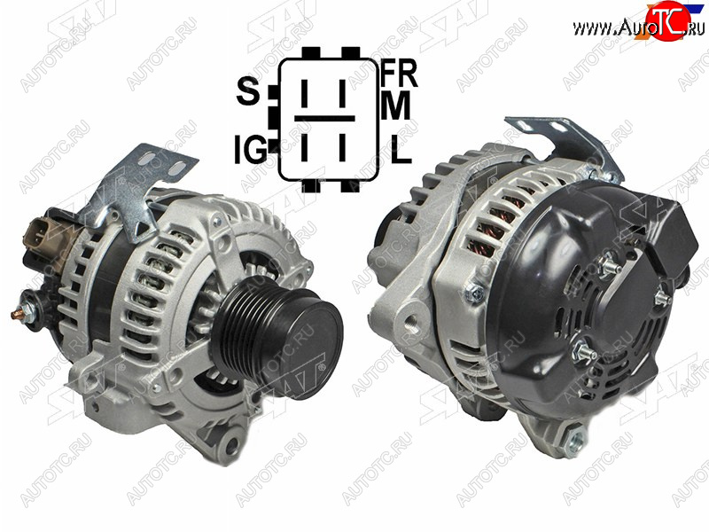 15 499 р. Генератор TOYOTA CAMRYMARK X ZIO 2.4 07-RAV4 2.4 05-08 2AZ 12V 100A(восстановленный) (ST-85-0052)