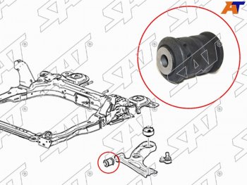 329 р. Сайлентблок рычага передний FR SAT  Chevrolet Aveo  T300 (2011-2015), Chevrolet Cobalt (2011-2019), Ravon R4 (2016-2020). Увеличить фотографию 1