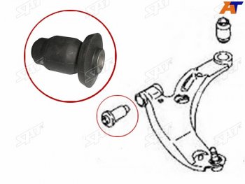 229 р. Сайлентблок переднего рычага FR SAT Mazda 323/Familia седан BJ дорестайлинг (1998-2000). Увеличить фотографию 1