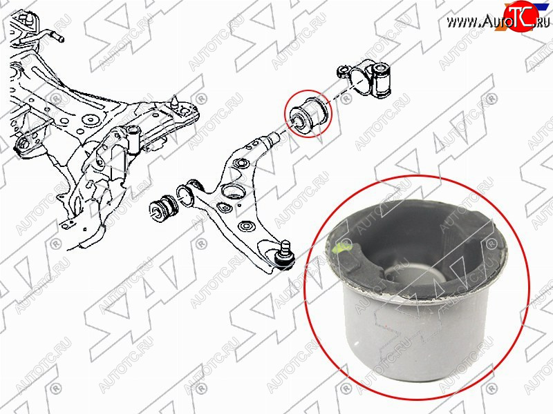 699 р. Сайлентблок переднего рычага задний без обоймы MAZDA CX-5 11-MAZDA 6 12-MAZDA 3 13-CX-9 07-13 (ST-KR11-34-460)