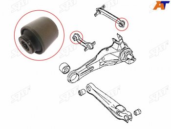 299 р. Сайлентблок заднего поперечного рычага INFINITI FX4535 02-08MITSUBISHI CARISMA 95-03GALANT 06-12 (ST-MN101087). Увеличить фотографию 1