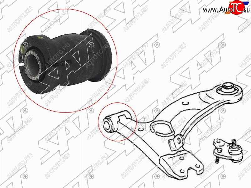 459 р. Сайлентблок переднего рычага передний TOYOTA RAV4 00-05VORTEX TINGO 06-13CHERY TIGGO 06-13EXEED L (ST-48654-42030)