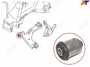 299 р. Сайлентблок переднего нижнего рычага передний FORD ESCAPEMAVERICKMAZDA TRIBUTE 00-07 (ST-EC01-34-300H-SB). Увеличить фотографию 2