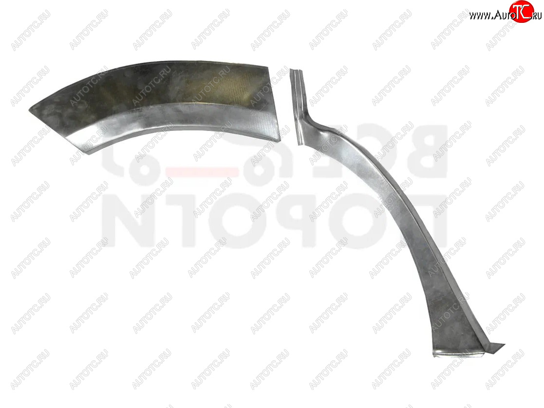 1 949 р. Правая задняя ремонтная арка (внешняя) Vseporogi Dodge Caliber (2006-2012) (Холоднокатаная сталь 0,8мм)