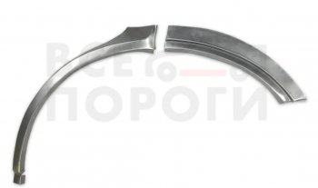 1 949 р. Левая задняя ремонтная арка (внешняя) Vseporogi  INFINITI FX35  1 S50 - FX50  1 S50 (Холоднокатаная сталь 0,8мм). Увеличить фотографию 1
