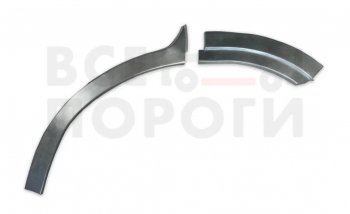 2 099 р. Левая задняя ремонтная арка (внешняя) Vseporogi  INFINITI FX35  2 S51 - FX50  2 S51 (Оцинкованная сталь 0,8 мм.). Увеличить фотографию 1