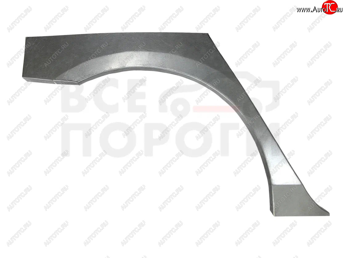 1 949 р. Правая задняя ремонтная арка (внешняя) Vseporogi Mazda 3/Axela BK дорестайлинг седан (2003-2006) (Холоднокатаная сталь 0,8мм)