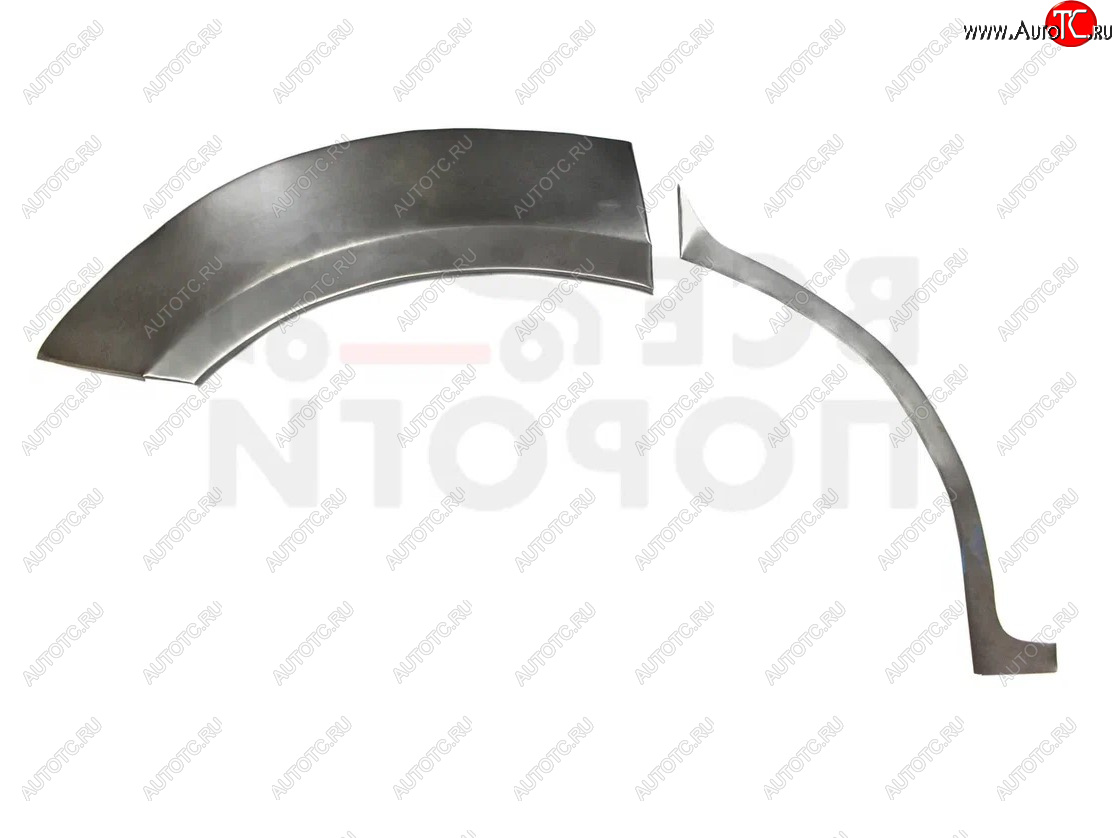 3 899 р. Правая задняя ремонтная арка (внешняя) Vseporogi  Nissan Pathfinder  R51 (2004-2014) (Холоднокатаная сталь 0,8мм)