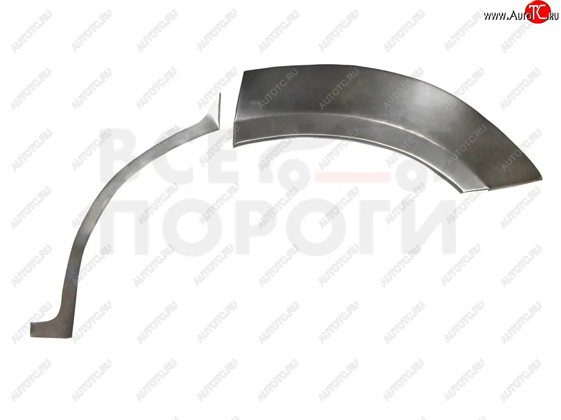 1 949 р. Левая задняя ремонтная арка (внешняя) Vseporogi  Nissan Pathfinder  R51 (2004-2014) (Холоднокатаная сталь 0,8мм)