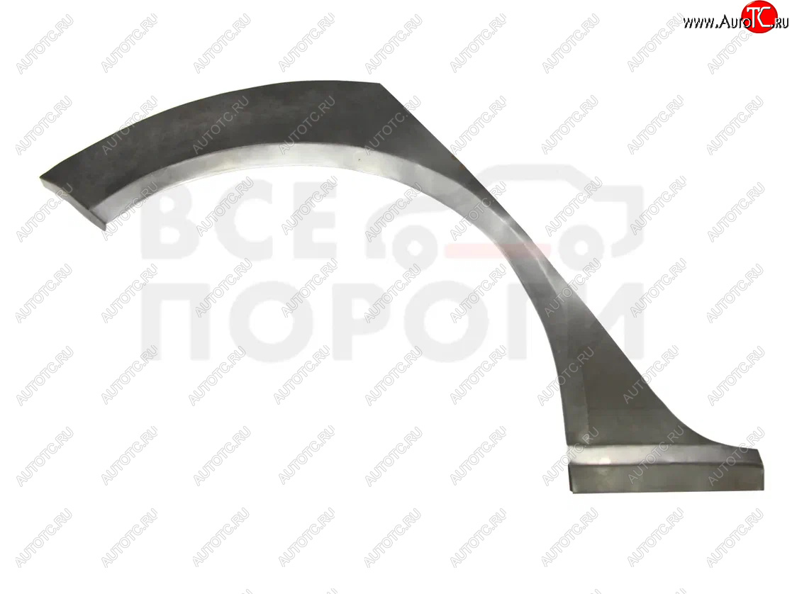 4 199 р. Правая задняя ремонтная арка (внешняя) Vseporogi  Skoda Fabia  Mk1 (2000-2008) (Оцинкованная сталь 0,8 мм.)