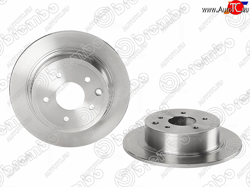 4 599 р.  Диск тормозной задний Ø290 BREMBO  Nissan Juke (1 YF15), Qashqai (1), Qashqai +2 (1), Serena (C26,  C27), Teana (1 J31,  2 J32,  3 L33)