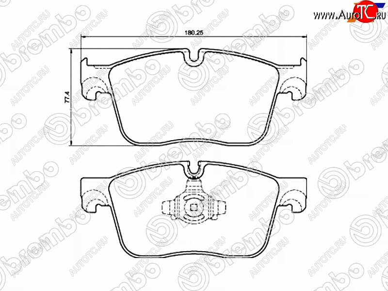 8 199 р. Колодки тормозные перед FL-FR SAT  Jaguar F-Pace (2016-2024), Land Rover Range Rover Velar  1 L560 (2017-2024)