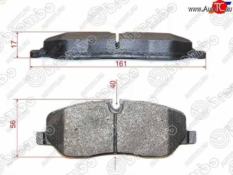 4 399 р. Колодки тормозные перед FR-FL SAT  Land Rover Discovery  3 L319 - Range Rover Sport  1 L320