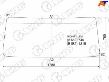 5 399 р. Стекло лобовое Hyundai HD65 99-18  HD72 99-18  HD75 99-18  HD78 99-18 (MIGHTY LFW). Увеличить фотографию 1