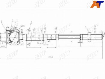 639 р. Тяга рулевая TOYOTA HILUXSURF4RUNNERLAND CRUISER PRADOLEXUS GX470 02- (ST-45503-39265). Увеличить фотографию 1