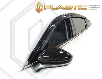 2 169 р. Дефлектора окон (рынок РФ) CA-Plastic  Chery Arrizo 8 (2022-2024) (classic полупрозрачный, без хром. молдинга). Увеличить фотографию 1