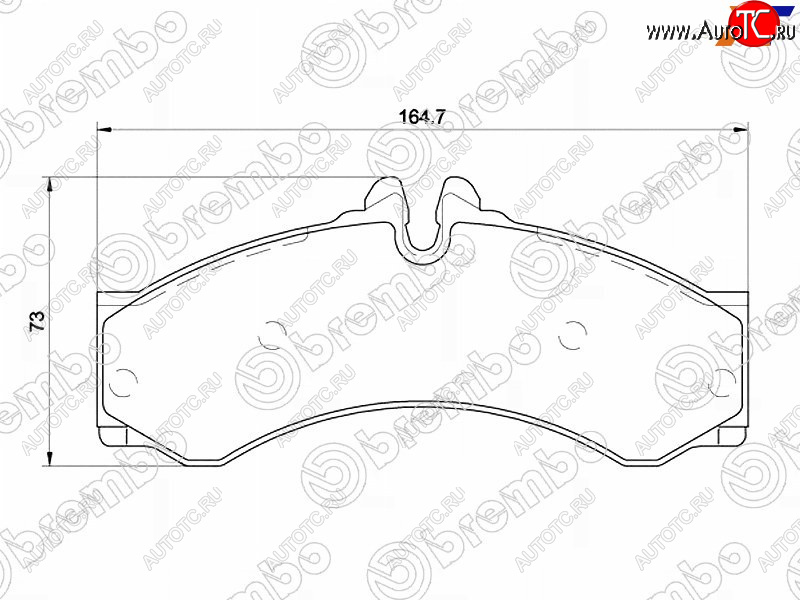 4 999 р. Колодки тормозные перед FL-FR SAT  Mercedes-Benz Sprinter ( W901,  W906) (1995-2018) рестайлинг