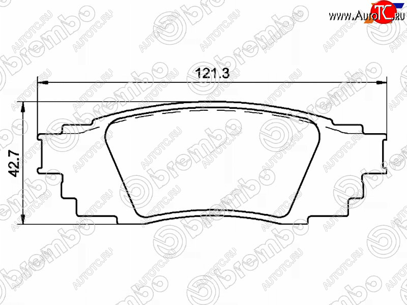 4 699 р. Копируемое: Колодки тормозные задние LH-RH SAT Lexus RX 450 AL20 дорестайлинг (2015-2019)