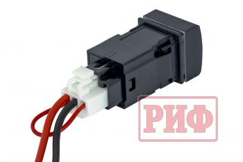 1 139 р. Розетка USB 2,1A для Toyota 22x22 (rif22-4-1014300). Увеличить фотографию 3