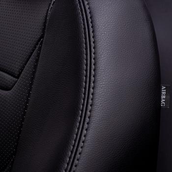 16 799 р. Комплект чехлов для сидений, (РЗС 40/60+подлок +отдел.бок 2Г+1П Орегон), ТУРИН-2 Lord Autofashion  Toyota Camry ( XV50,  XV55) (2011-2018) (черный, вставка черная, строчка черная). Увеличить фотографию 8